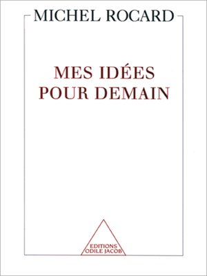 cover image of Mes idées pour demain